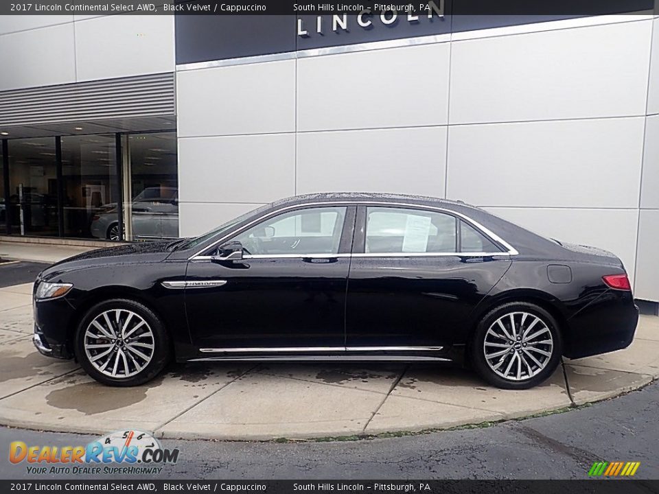 Black Velvet 2017 Lincoln Continental Select AWD Photo #2