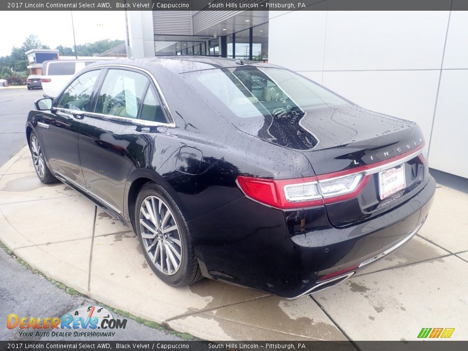 2017 Lincoln Continental Select AWD Black Velvet / Cappuccino Photo #3