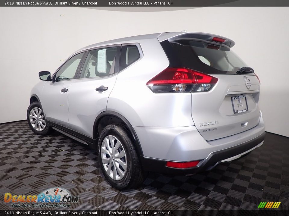 2019 Nissan Rogue S AWD Brilliant Silver / Charcoal Photo #9
