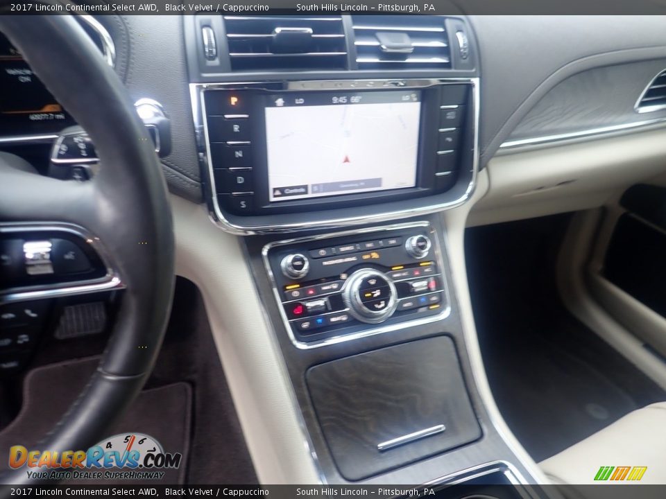 2017 Lincoln Continental Select AWD Black Velvet / Cappuccino Photo #22