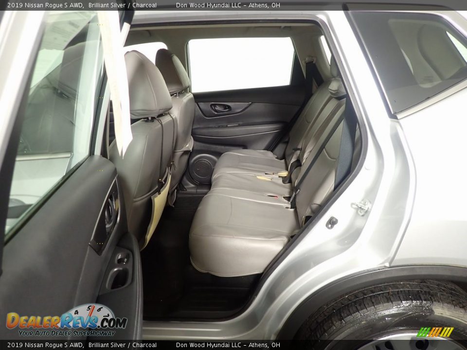 Rear Seat of 2019 Nissan Rogue S AWD Photo #29