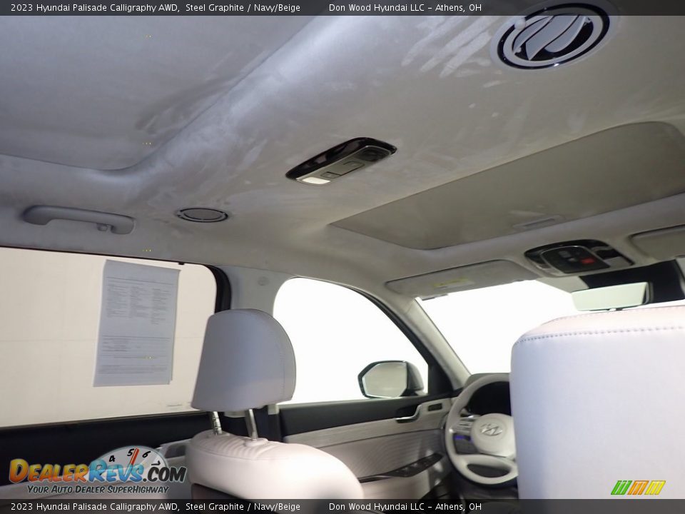 2023 Hyundai Palisade Calligraphy AWD Steel Graphite / Navy/Beige Photo #2