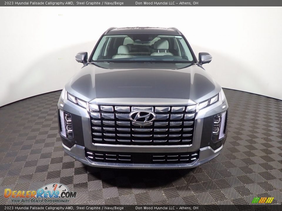 2023 Hyundai Palisade Calligraphy AWD Steel Graphite / Navy/Beige Photo #6