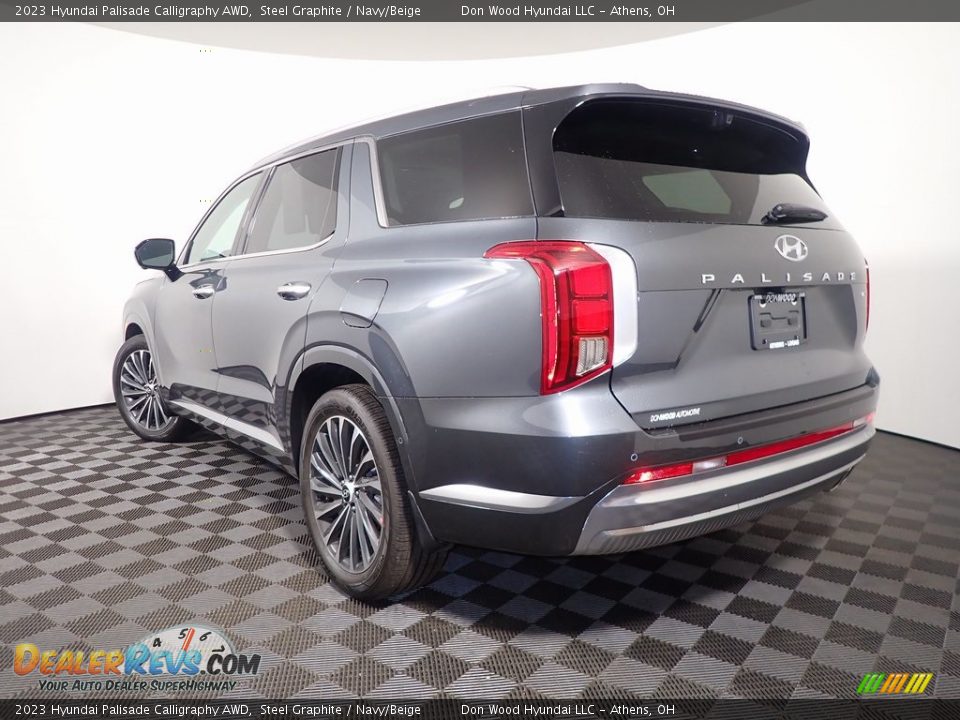 2023 Hyundai Palisade Calligraphy AWD Steel Graphite / Navy/Beige Photo #11