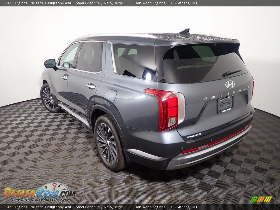2023 Hyundai Palisade Calligraphy AWD Steel Graphite / Navy/Beige Photo #12