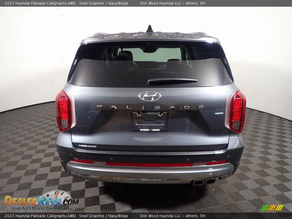 2023 Hyundai Palisade Calligraphy AWD Steel Graphite / Navy/Beige Photo #13