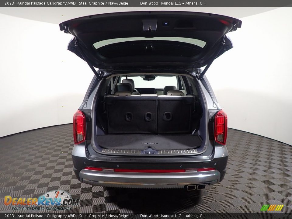 2023 Hyundai Palisade Calligraphy AWD Steel Graphite / Navy/Beige Photo #14