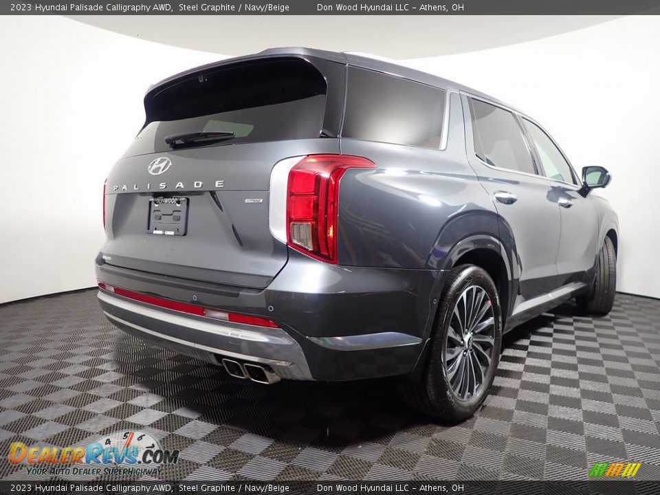 2023 Hyundai Palisade Calligraphy AWD Steel Graphite / Navy/Beige Photo #17