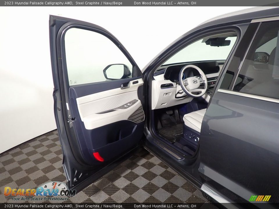 2023 Hyundai Palisade Calligraphy AWD Steel Graphite / Navy/Beige Photo #19