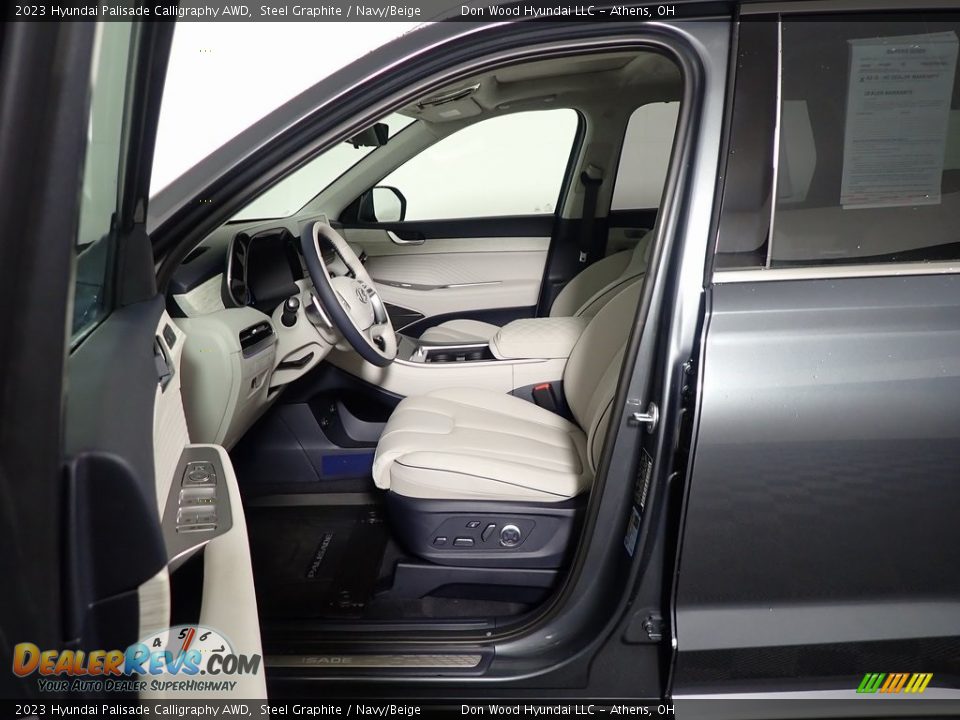 2023 Hyundai Palisade Calligraphy AWD Steel Graphite / Navy/Beige Photo #21