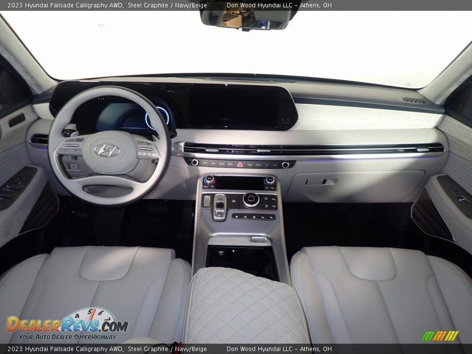 2023 Hyundai Palisade Calligraphy AWD Steel Graphite / Navy/Beige Photo #23