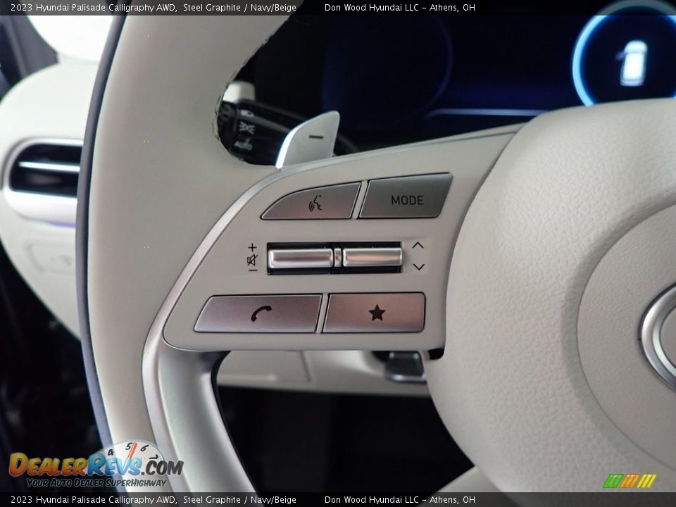 2023 Hyundai Palisade Calligraphy AWD Steel Graphite / Navy/Beige Photo #27