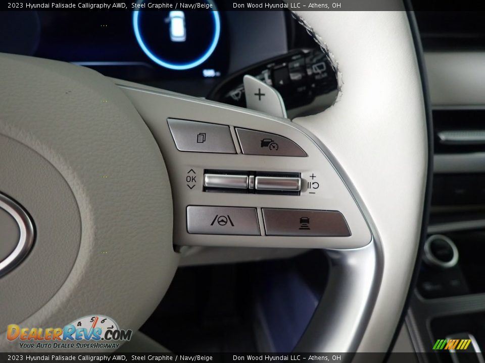 2023 Hyundai Palisade Calligraphy AWD Steel Graphite / Navy/Beige Photo #28