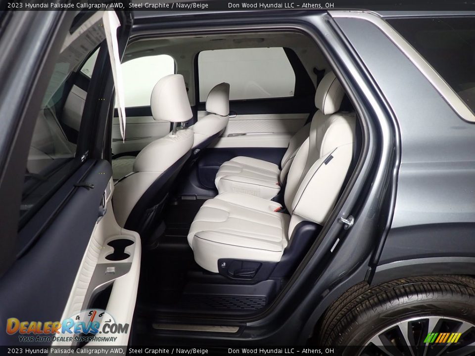 2023 Hyundai Palisade Calligraphy AWD Steel Graphite / Navy/Beige Photo #33