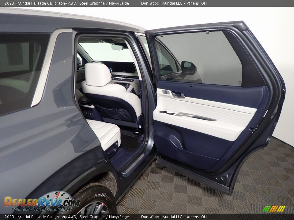 2023 Hyundai Palisade Calligraphy AWD Steel Graphite / Navy/Beige Photo #34