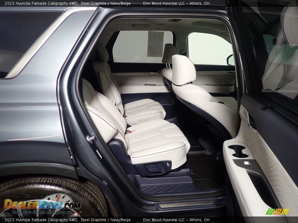 2023 Hyundai Palisade Calligraphy AWD Steel Graphite / Navy/Beige Photo #35