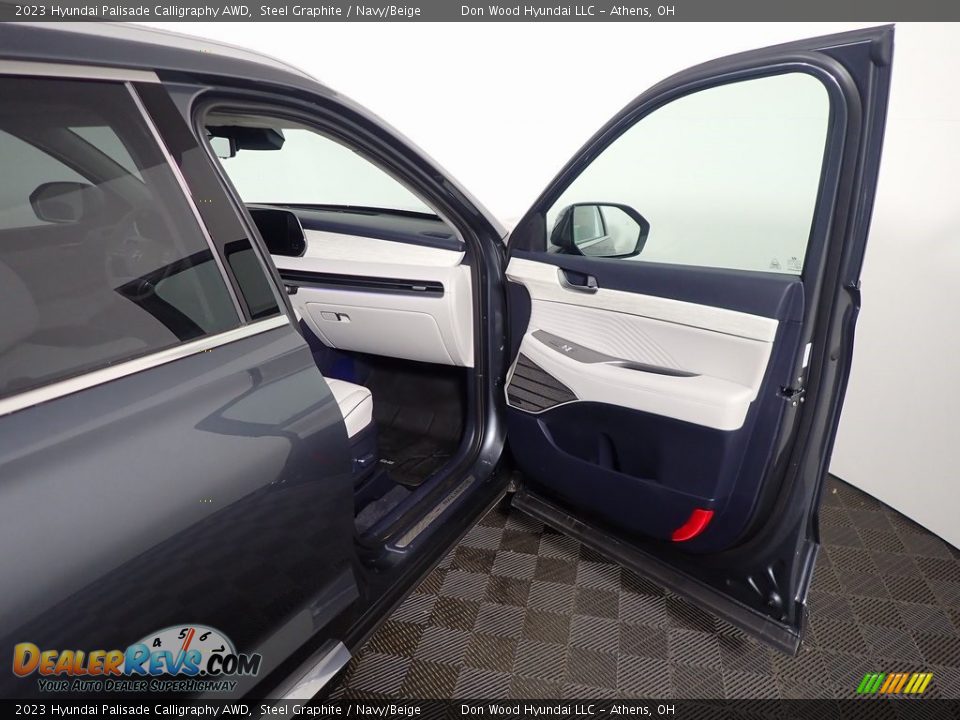 2023 Hyundai Palisade Calligraphy AWD Steel Graphite / Navy/Beige Photo #36