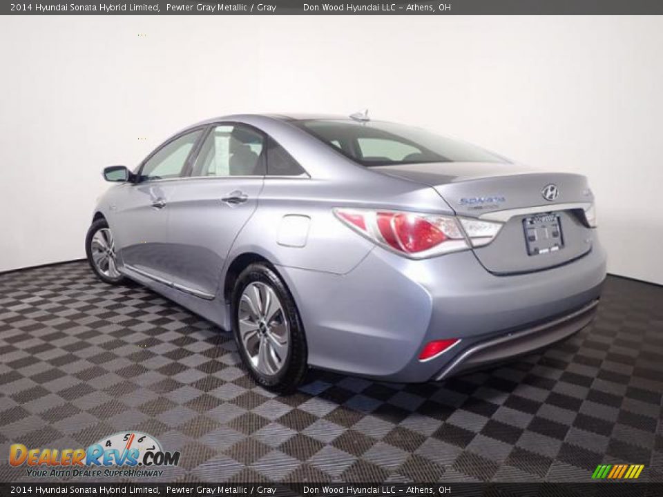 2014 Hyundai Sonata Hybrid Limited Pewter Gray Metallic / Gray Photo #11