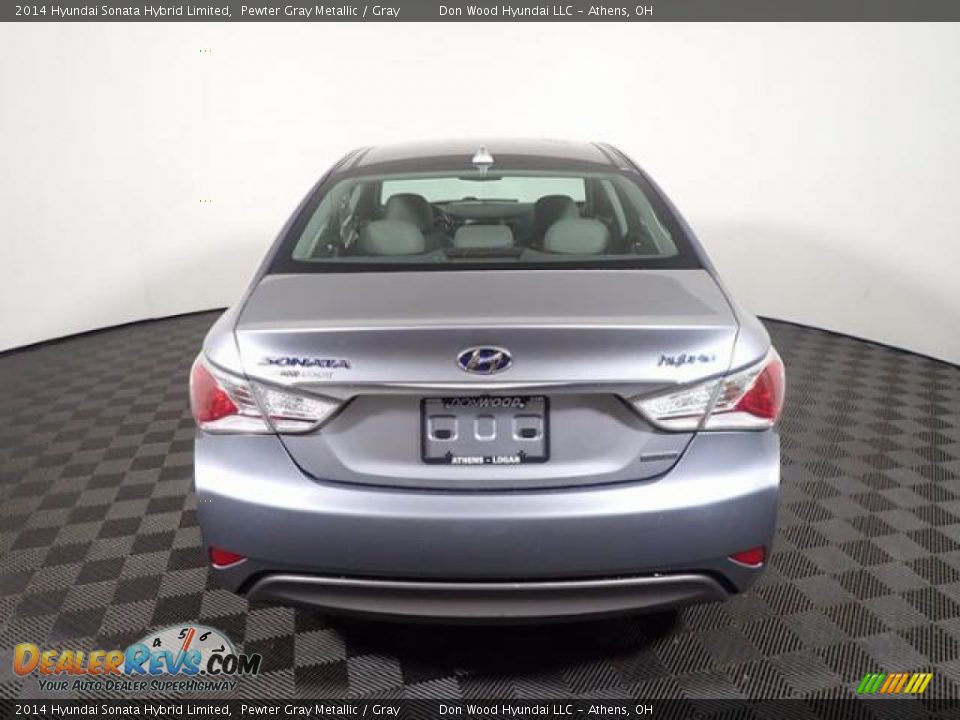 2014 Hyundai Sonata Hybrid Limited Pewter Gray Metallic / Gray Photo #13