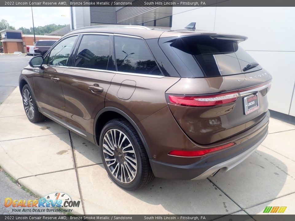 2022 Lincoln Corsair Reserve AWD Bronze Smoke Metallic / Sandstone Photo #3