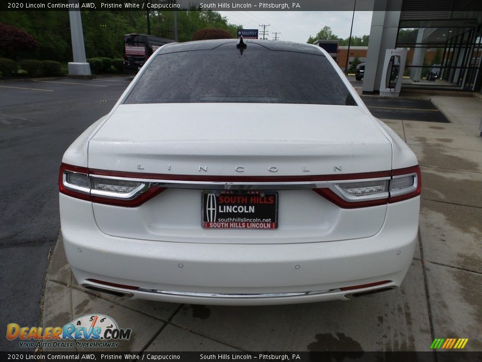 2020 Lincoln Continental AWD Pristine White / Cappuccino Photo #4
