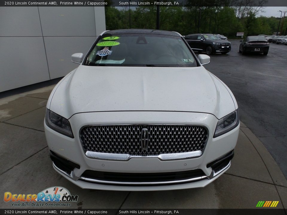 2020 Lincoln Continental AWD Pristine White / Cappuccino Photo #9