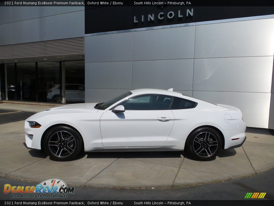 Oxford White 2021 Ford Mustang EcoBoost Premium Fastback Photo #2