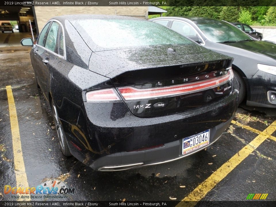 2019 Lincoln MKZ Reserve I AWD Infinite Black / Ebony Photo #2