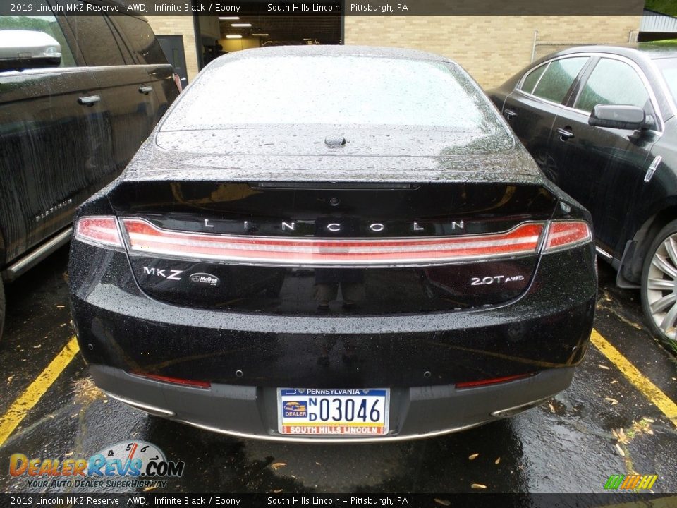 2019 Lincoln MKZ Reserve I AWD Infinite Black / Ebony Photo #3