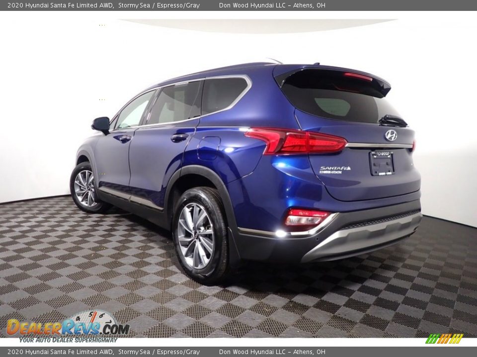 2020 Hyundai Santa Fe Limited AWD Stormy Sea / Espresso/Gray Photo #13