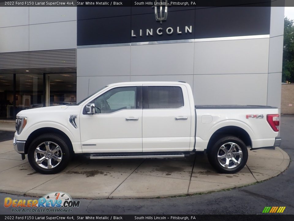 Star White Metallic 2022 Ford F150 Lariat SuperCrew 4x4 Photo #2