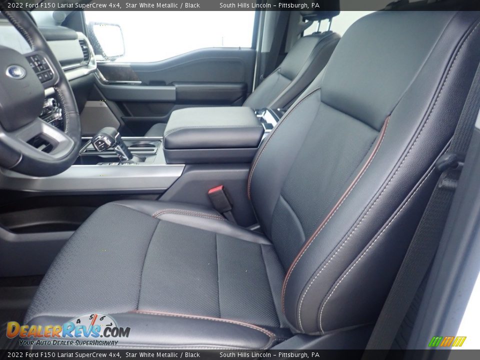Front Seat of 2022 Ford F150 Lariat SuperCrew 4x4 Photo #15