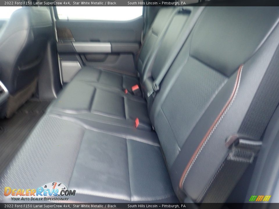 Rear Seat of 2022 Ford F150 Lariat SuperCrew 4x4 Photo #16
