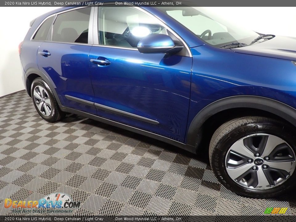 2020 Kia Niro LXS Hybrid Deep Cerulean / Light Gray Photo #4