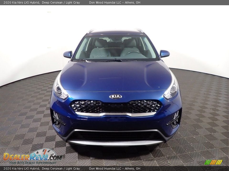 2020 Kia Niro LXS Hybrid Deep Cerulean / Light Gray Photo #5