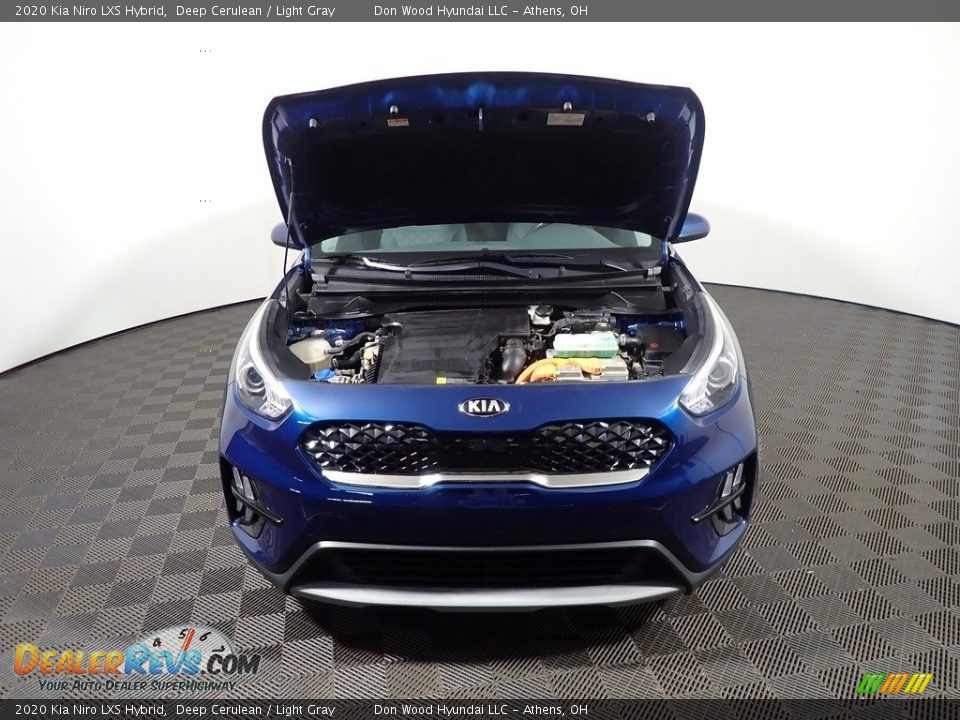 2020 Kia Niro LXS Hybrid Deep Cerulean / Light Gray Photo #6