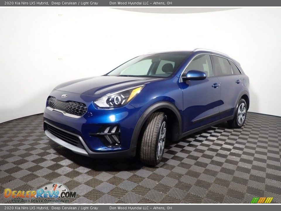 2020 Kia Niro LXS Hybrid Deep Cerulean / Light Gray Photo #8