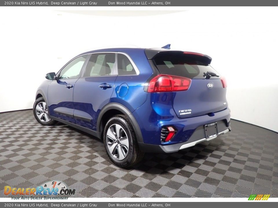 2020 Kia Niro LXS Hybrid Deep Cerulean / Light Gray Photo #11