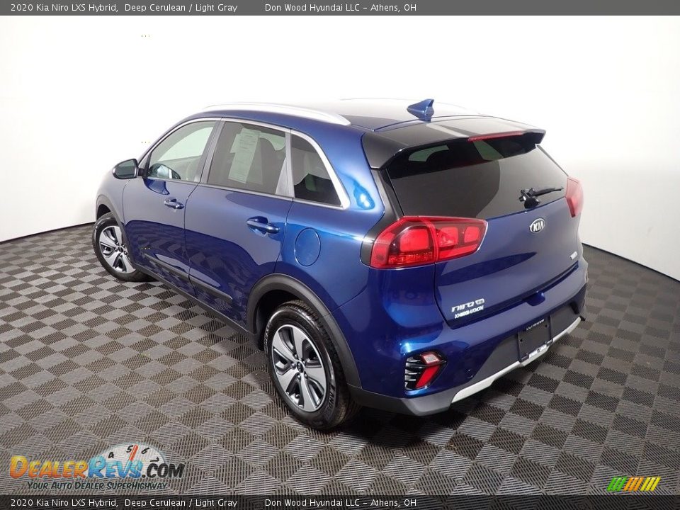 2020 Kia Niro LXS Hybrid Deep Cerulean / Light Gray Photo #12
