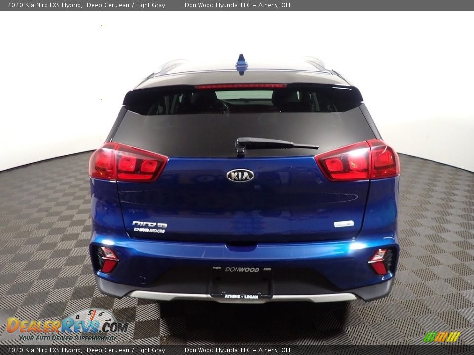 2020 Kia Niro LXS Hybrid Deep Cerulean / Light Gray Photo #13