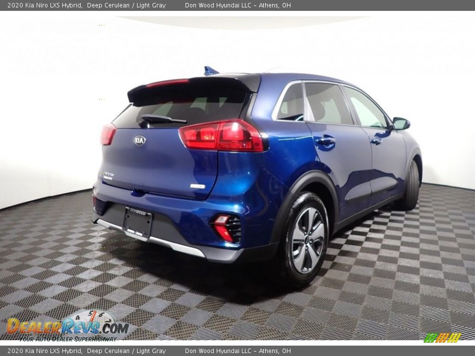 2020 Kia Niro LXS Hybrid Deep Cerulean / Light Gray Photo #16