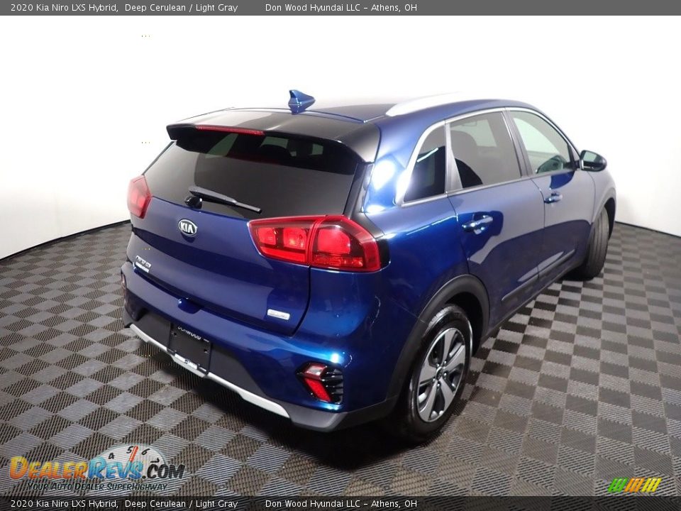 2020 Kia Niro LXS Hybrid Deep Cerulean / Light Gray Photo #17
