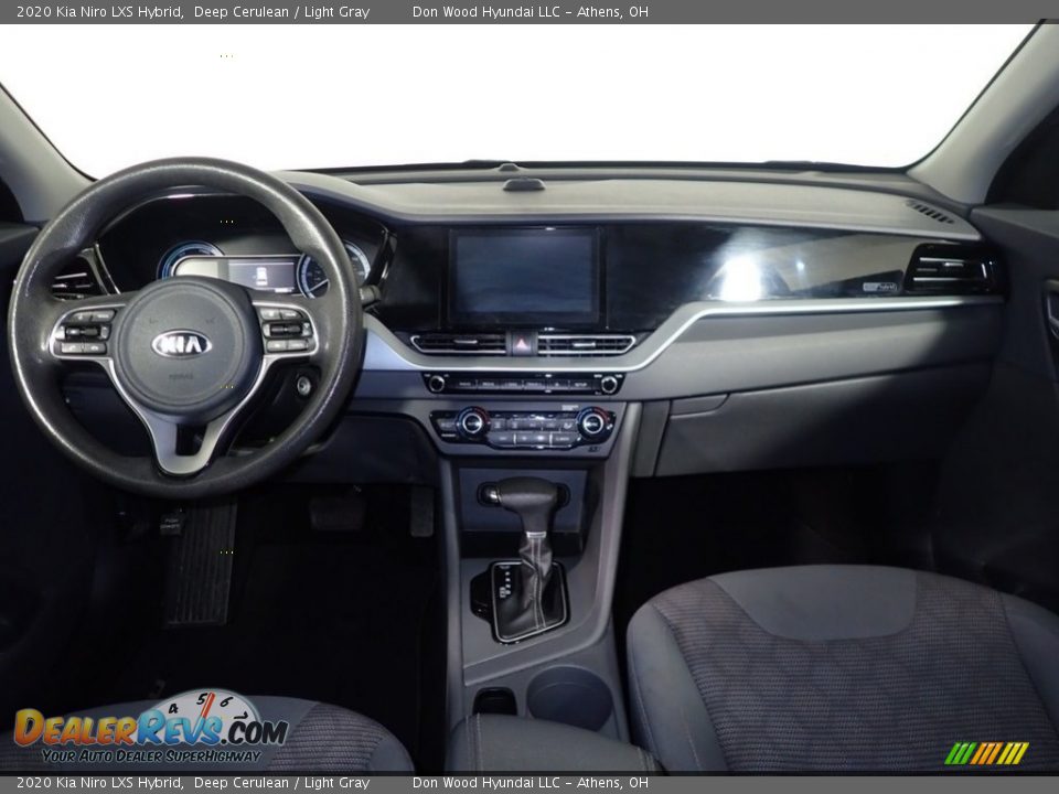 2020 Kia Niro LXS Hybrid Deep Cerulean / Light Gray Photo #22