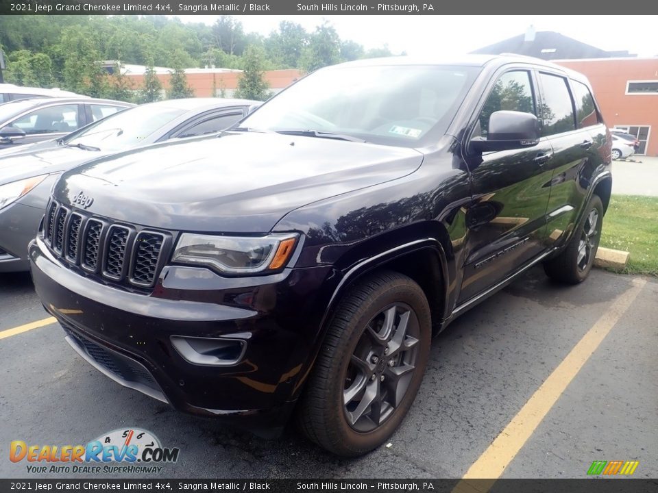 2021 Jeep Grand Cherokee Limited 4x4 Sangria Metallic / Black Photo #1
