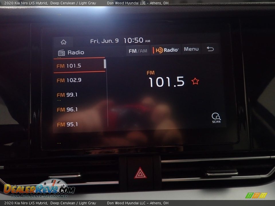 2020 Kia Niro LXS Hybrid Deep Cerulean / Light Gray Photo #23