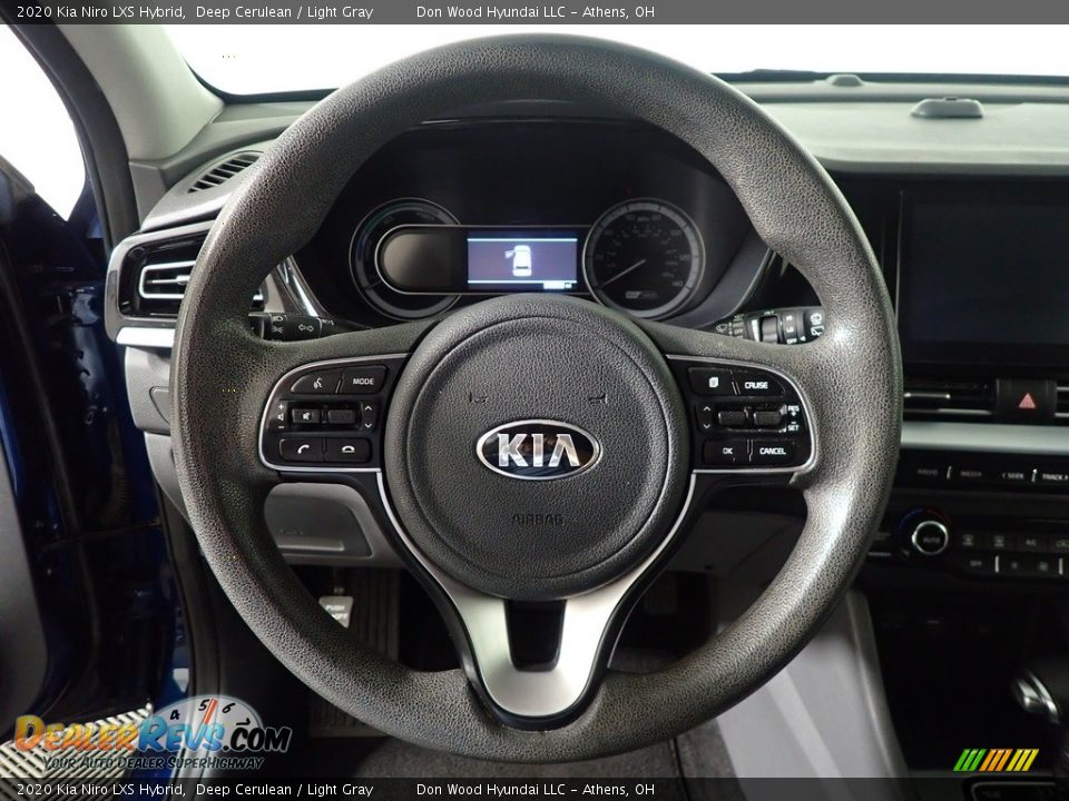 2020 Kia Niro LXS Hybrid Deep Cerulean / Light Gray Photo #24