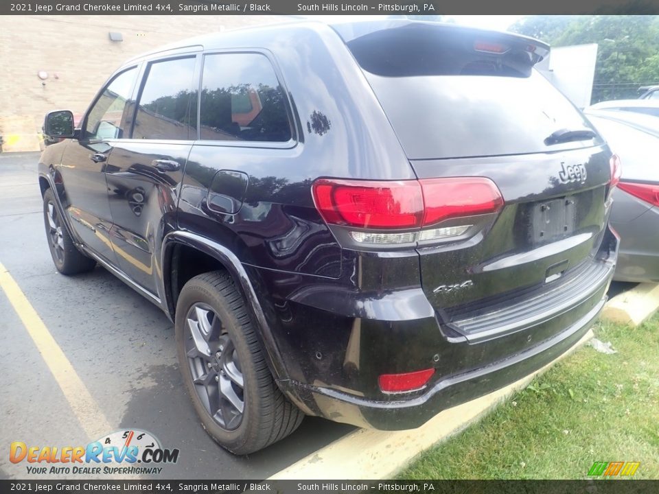 2021 Jeep Grand Cherokee Limited 4x4 Sangria Metallic / Black Photo #2
