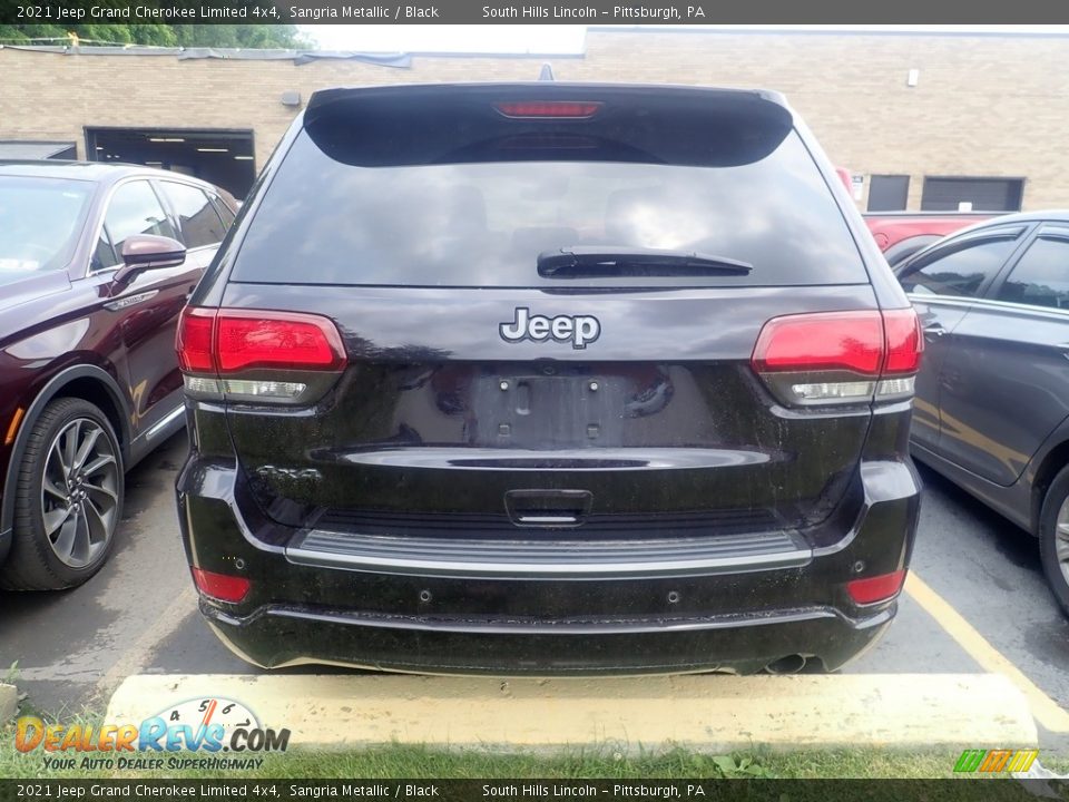 2021 Jeep Grand Cherokee Limited 4x4 Sangria Metallic / Black Photo #3
