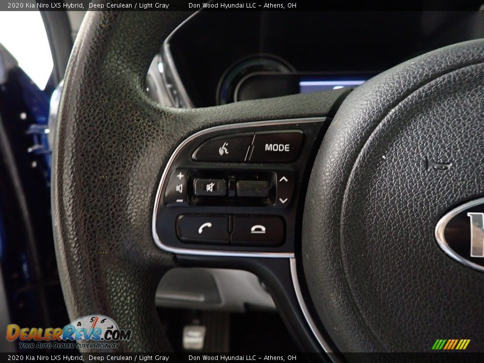 2020 Kia Niro LXS Hybrid Deep Cerulean / Light Gray Photo #26