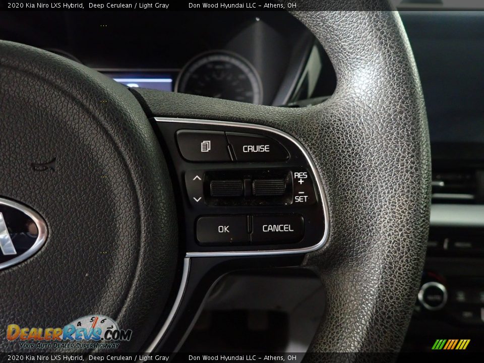 2020 Kia Niro LXS Hybrid Deep Cerulean / Light Gray Photo #27